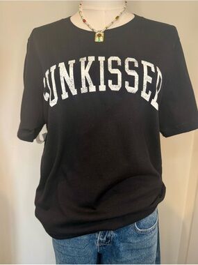 SUNKISSED Black Graphic Tee
